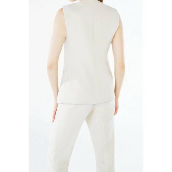 BCBGMaxazria Eddie Professional Vest Cream Sz. S - Picture 4 of 9